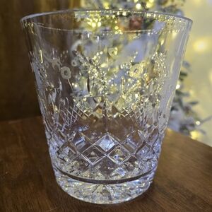 SOLD Rogaska Crystal Gallia Ice Bucket 6.5" Lead Crystal Hand Blorlwn & Hand Cut